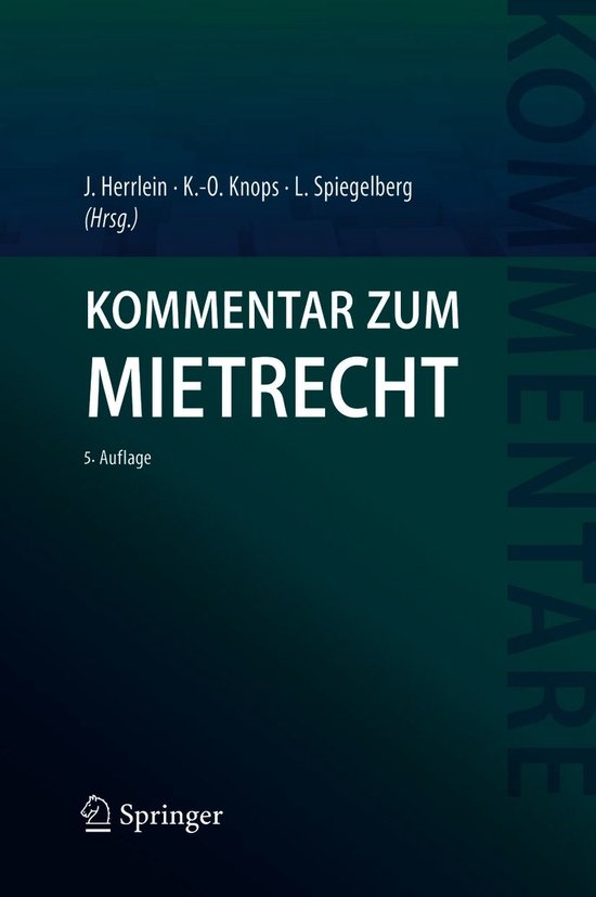 Kommentar zum Mietrecht - cover