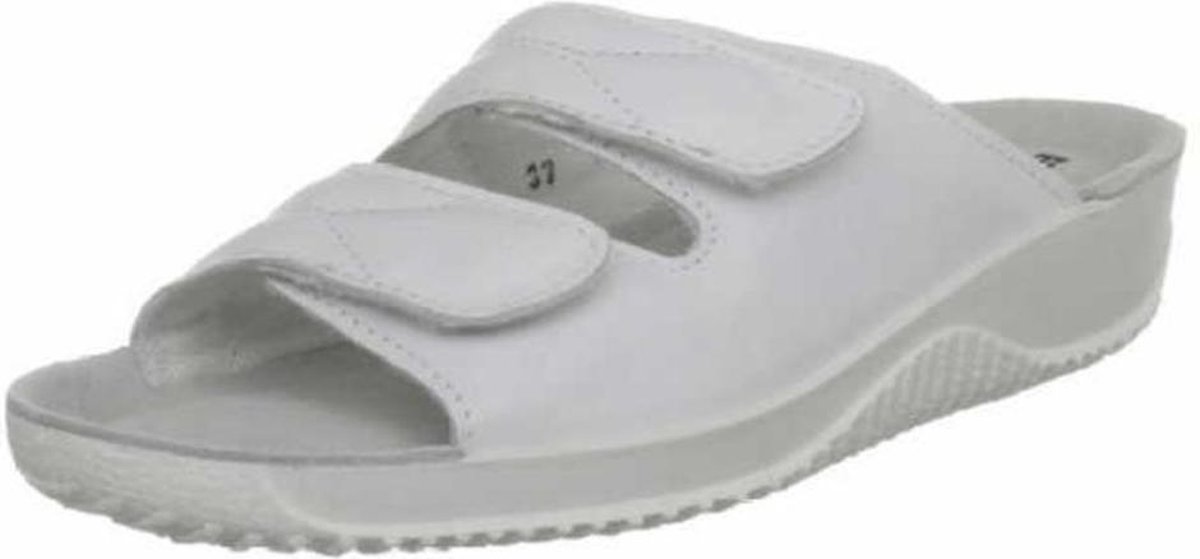 Rohde Leren Dames Slippers - Wit - 36