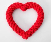 Touw Hart Valentijn Rood - Hondenspeelgoed - Speelgoed huisdier - Voor hem - Voor haar - Valentine - Love - Pet toys