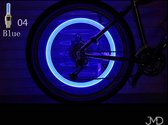 Spaakverlichting - Wielverlichting - LED-spaaklicht - Fietslamp - Kinderfiets - Set van 2 - Blauw
