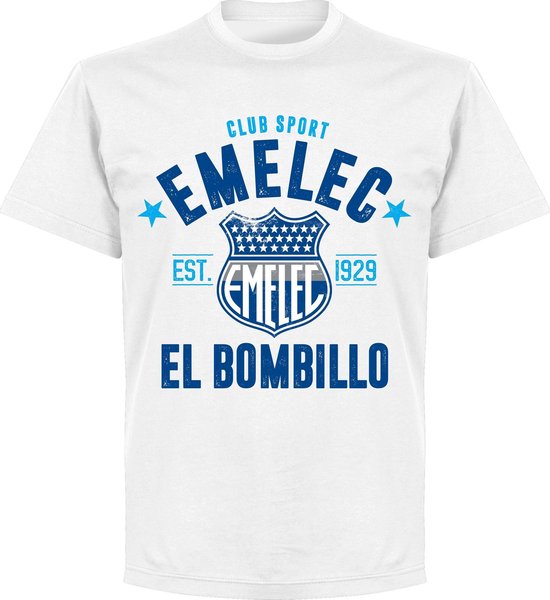 Emelec Established T-shirt - Wit - XL
