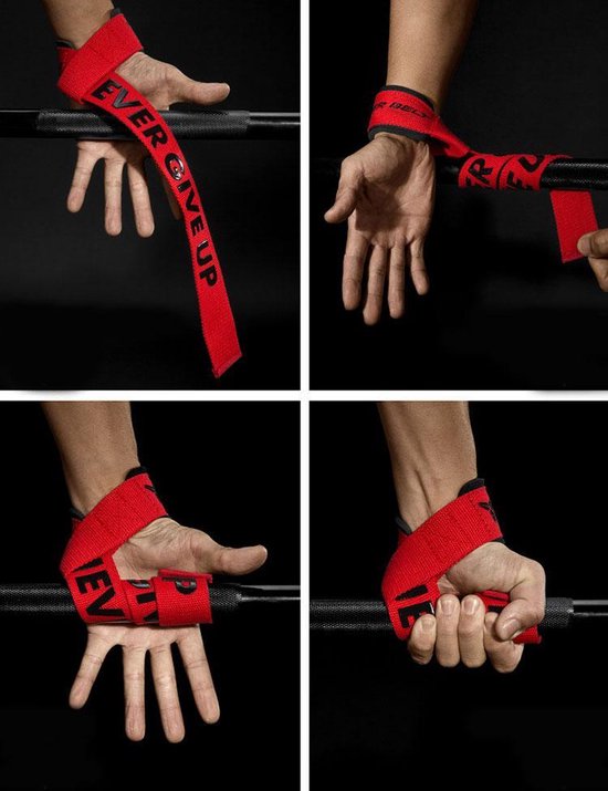 Lifting straps - Polsband - Fitness - Fitnessbanden - Krachttraining-  Gripsteun -... | bol.com