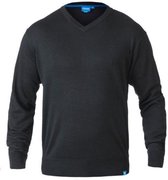 Duke 555 Maltby-1 Trui Zwart Maat 2XL Kingsize