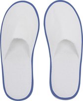 Small Foot Huis- Of Hotelslippers Wit / Blauw One Size