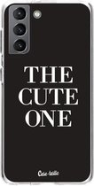 Casetastic Samsung Galaxy S21 4G/5G Hoesje - Softcover Hoesje met Design - The Cute One Print