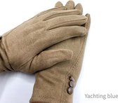 Handschoenen - dames - winter - leverkleur  - touchescreen - telefoon  - kado vrouw - Aktie prijs - op=op -
