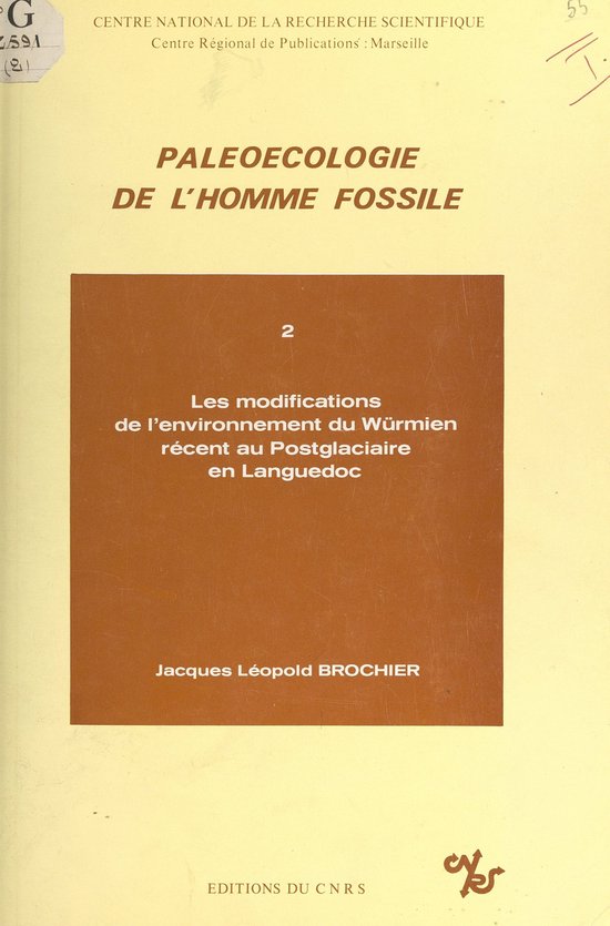 Paléoécologie de l'homme fossile (2) - cover