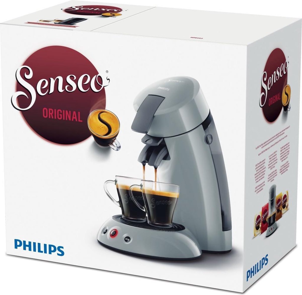 Philips Senseo Original HD6553/70 - Koffiepadapparaat - Zilvergrijs |  bol.com