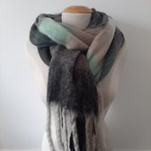 Sjaal winter - mix colors / groen