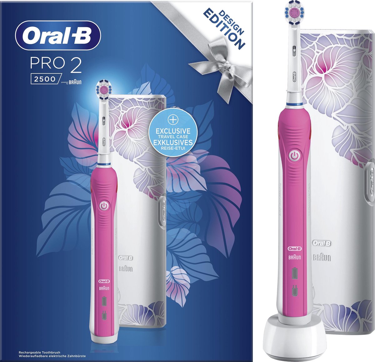 Oral-B PRO 2 2500  - Elektrische Tandenborstel - Roze - Oral B
