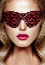 Luxury Eye Mask - Burgundy - Bondage Toys - red - Discreet verpakt en bezorgd