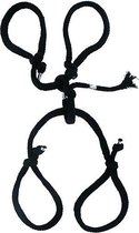 Silk Rope Hogtie - Bondage Toys - black - Discreet verpakt en bezorgd