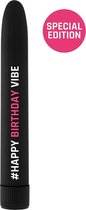 #Happy Birthday Vibe - Black - Funny Gifts & Sexy Gadgets - black - Discreet verpakt en bezorgd