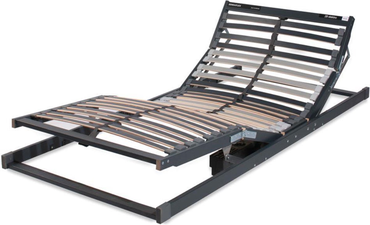 Novio Elektrisch - Lattenbodem - 70x200 cm - 28 lats - Elektrisch Verstelbaar - 5 instelbare zones - max 130 kg - Bedbodem