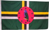 Trasal - vlag Dominica - 150x90cm