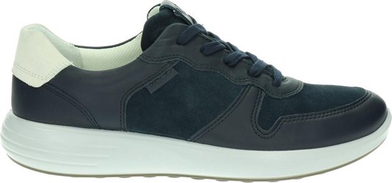 ECCO Soft 7 Runner Heren Sneaker - Blauw - Maat 41 | bol.com