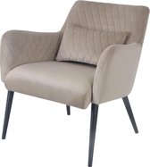 Fauteuil Rose met armleuningen Velvet