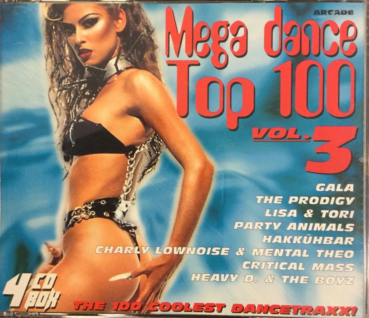 Mega Dance Top 100 Vol. 3, Various | Media condition: Good Plus (G+) | 4 x CD Compilation