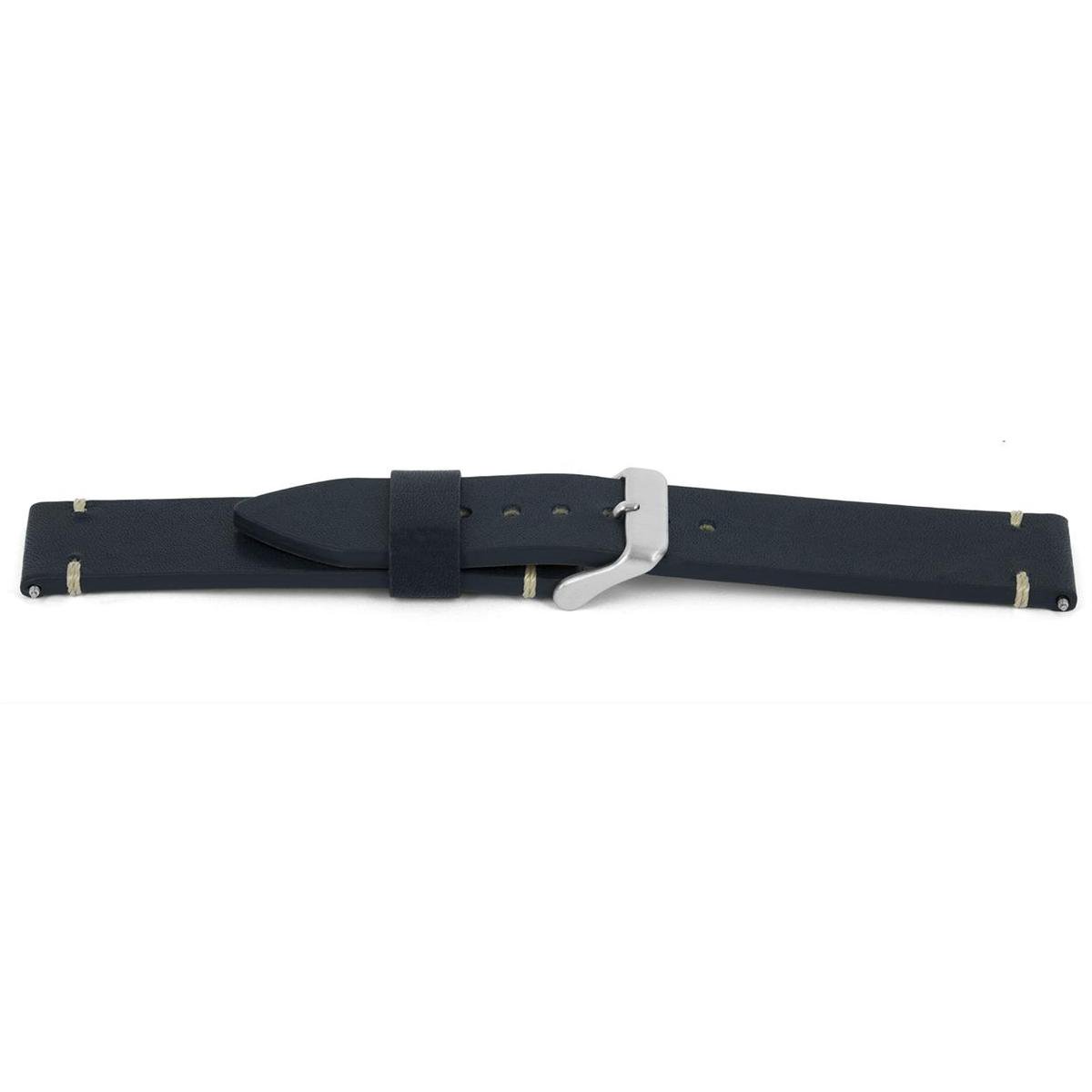 Horlogeband H640 Vintage Mustang Blauw 22x22 mm