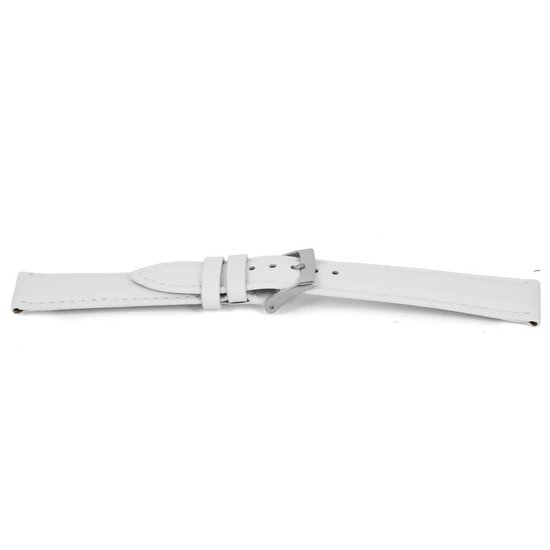 Horlogeband H509 Dover Wit Zilver 22x20 mm