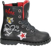 Shoesme Dessert Meisjes biker boot - Zwart  - Maat 25