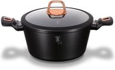 Berlinger Haus - 1642 - Casserole avec couvercle - 24 cm - 4,1 litres - collection rose noire