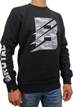 BRUTAL® Trui Heren Volwassen - Zwart Camouflage - Sweater Heren - Maat XS