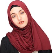 Hoofddoek ROOD - Hijab - Sjaal - Hoofddoek - Turban - Jersey Scarf - Sjawl -... | bol.com