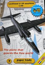 Modelbouw, Lockheed U-2R Spyplane, bouwplaat / schaalmodel in karton, schaal 1/50