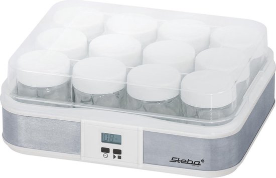 Steba JM2 - Yoghurtmaker 12x210 ml - RVS