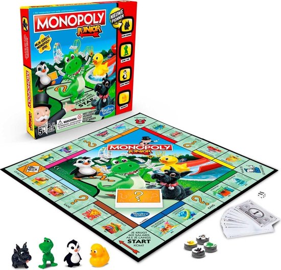 Thumbnail van een extra afbeelding van het spel Spellenset - 2 stuks - Keer op Keer 2 & Monopoly Junior
