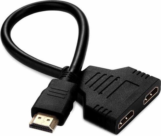 HDMI Splitter - 2 écrans sur 1 appareil ! - Distributeur de ports HDMI |  bol.com