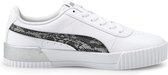 PUMA Carina Untamed Dames Sneakers - Puma White-Silver - Maat 37