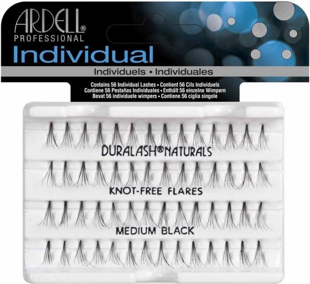 Ardell Individual False Lashes Flair Medium Black 56st. knot free