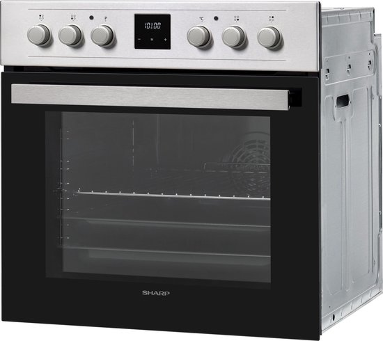 Sharp K-62DX19IM1-EU inbouw oven met keramische kookplaat - 60 cm - RVS |  bol.com