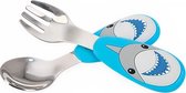 Nuby Peuterbestek 17,1 Cm Rvs Blauw 12m+ 2-delig