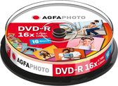 1x10 AgfaPhoto DVD-R 4,7GB 16x Speed, Cakebox