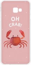 Design Backcover Samsung Galaxy J4 Plus hoesje - Oh Crab