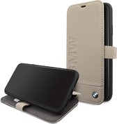 BMW Taupe hoesje iPhone 11 Pro Max - Book Case - Genuine Leather