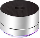 AUDIOlogic Bluetooth HQ luidspreker met microfoon en radio | SILVER METALLIC