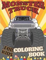 Monster Truck For Kids Coloring Book