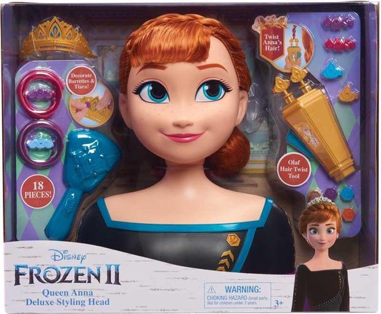 Disney Princess La Reine des Neiges 2 - Tête à Coiffer Deluxe