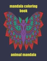 mandal colorig book animal madala