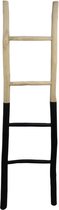 Houten Ladder - Decoratieve ladder - Ladder - Metaal - Decoratie - Wanddecoratie - Wandladder - Muurladder - Landelijk - 150 cm hoog