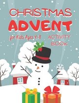 Christmas Advent Activity Book for Kids 4-8