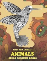 Adult Coloring Books Birds and Animals