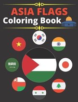 Asia Flags Coloring Book