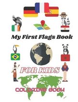 My First Flags Book for kids coloring book