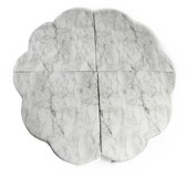 Speelmat - Bloem - White Marble, 160cm
