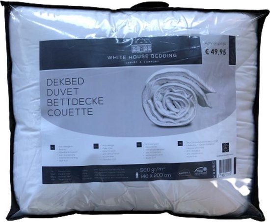 magneet Interpreteren Donker worden All Year Dekbed - All Season Dekbed - 140x200 cm. - Eenpersoons - 100%  Nederlands Product | bol.com